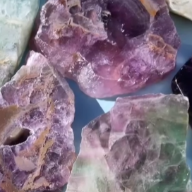 Fluorite Slice - 5cm - 10cm Fluorite Slice - 5cm - 10cm